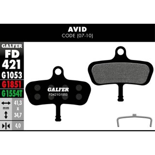 Galfer Bremsbelag Performance für Avid Code (07-10)