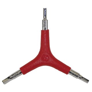 Drei-Arm-Schlüssel, rot, 4/5/6 mm, Inbus, MV
